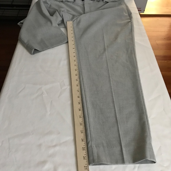 BANANA REPUBLIC Avery Ankle Trouser Pants Gray Belted Women’s Plus Size 14 NWT - Picture 15 of 16